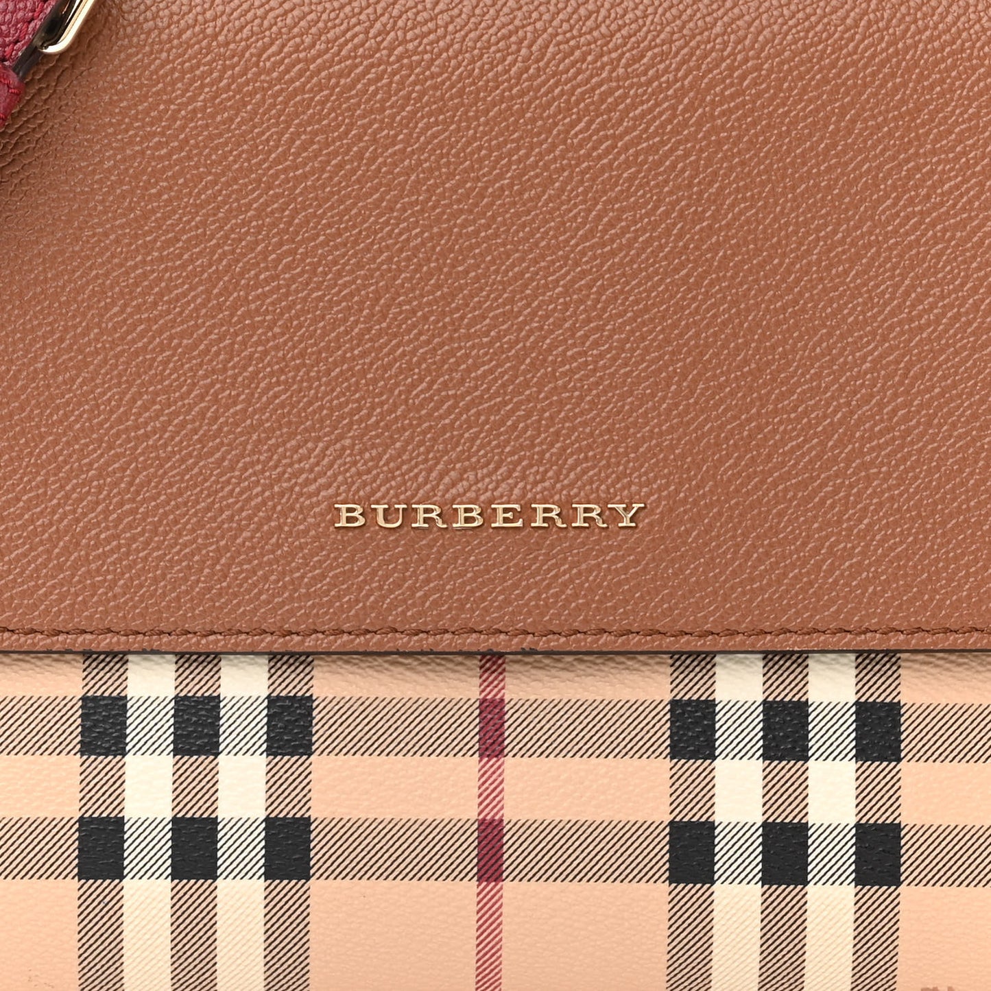 Haymarket Check Small Loxley Crossbody Bright Toffee