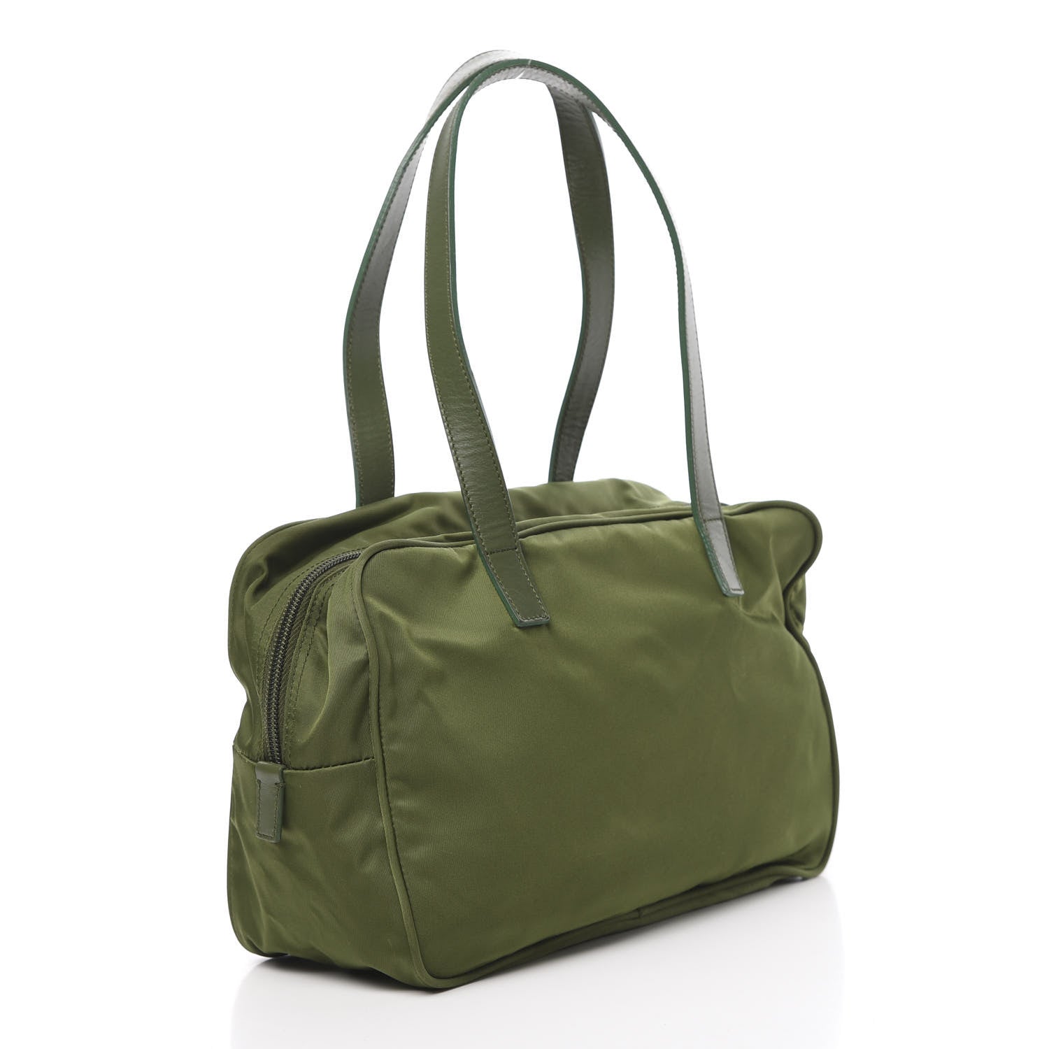 Prada Nylon Vela Sport Duffle Militare 2 of 12