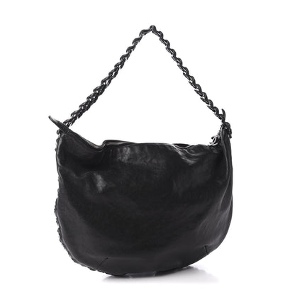 Chanel Glazed Caviar Modern Chain Hobo Black 2 of 15
