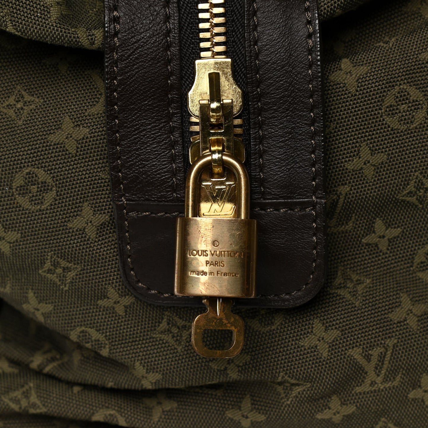 Mini Lin Monogram Louise Kaki