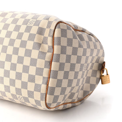 Louis Vuitton Damier Azur Speedy 30 7 of 12