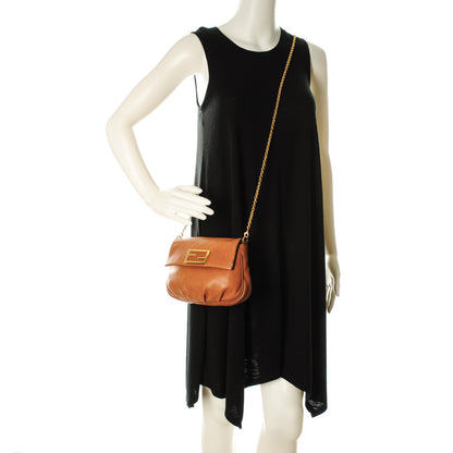 Fendi Vitello Flamingo Fendista Pouchette Crossbody Orzo 2 of 7