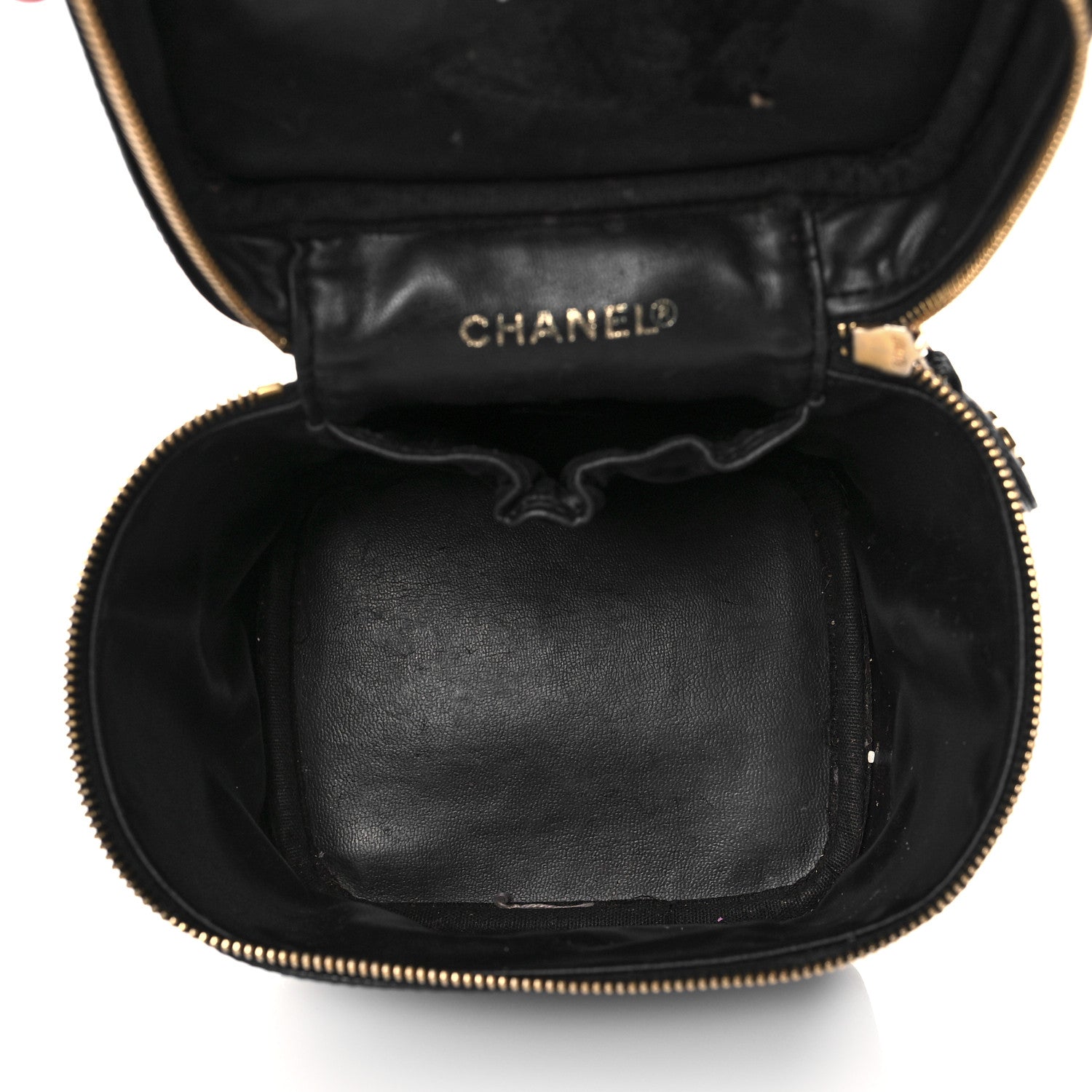 Chanel Caviar Vanity Cosmetic Case Black 5 of 13