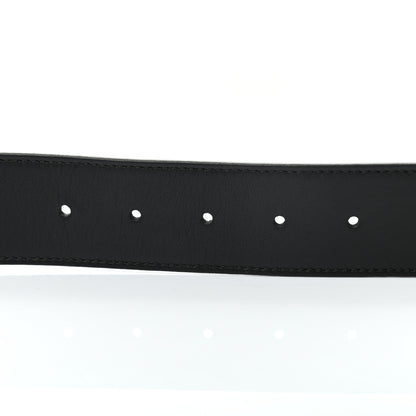 Gucci Moon Calfskin Pearl Double G 40mm Belt 95 38 Black Cream 5 of 12