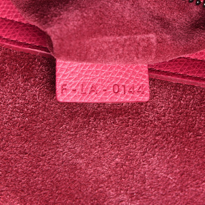 Celine Grained Calfskin Medium Phantom Luggage Fuchsia 6 of 10