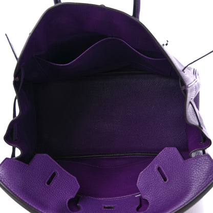 Hermes Togo Birkin 35 Ultraviolet 5 of 14