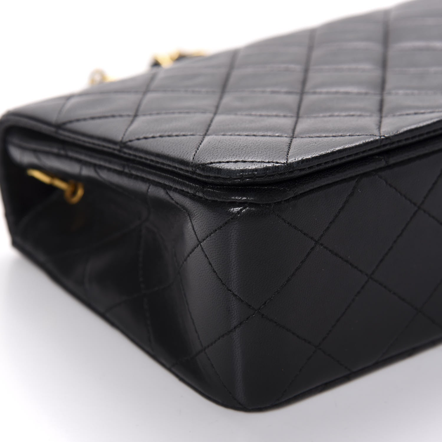 Chanel Lambskin Quilted Small Single Flap Bag Black 6 of 11