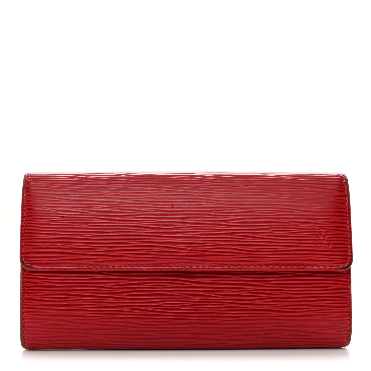 Epi Sarah Wallet Rouge
