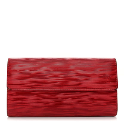 Louis Vuitton Epi Sarah Wallet Rouge 1 of 11