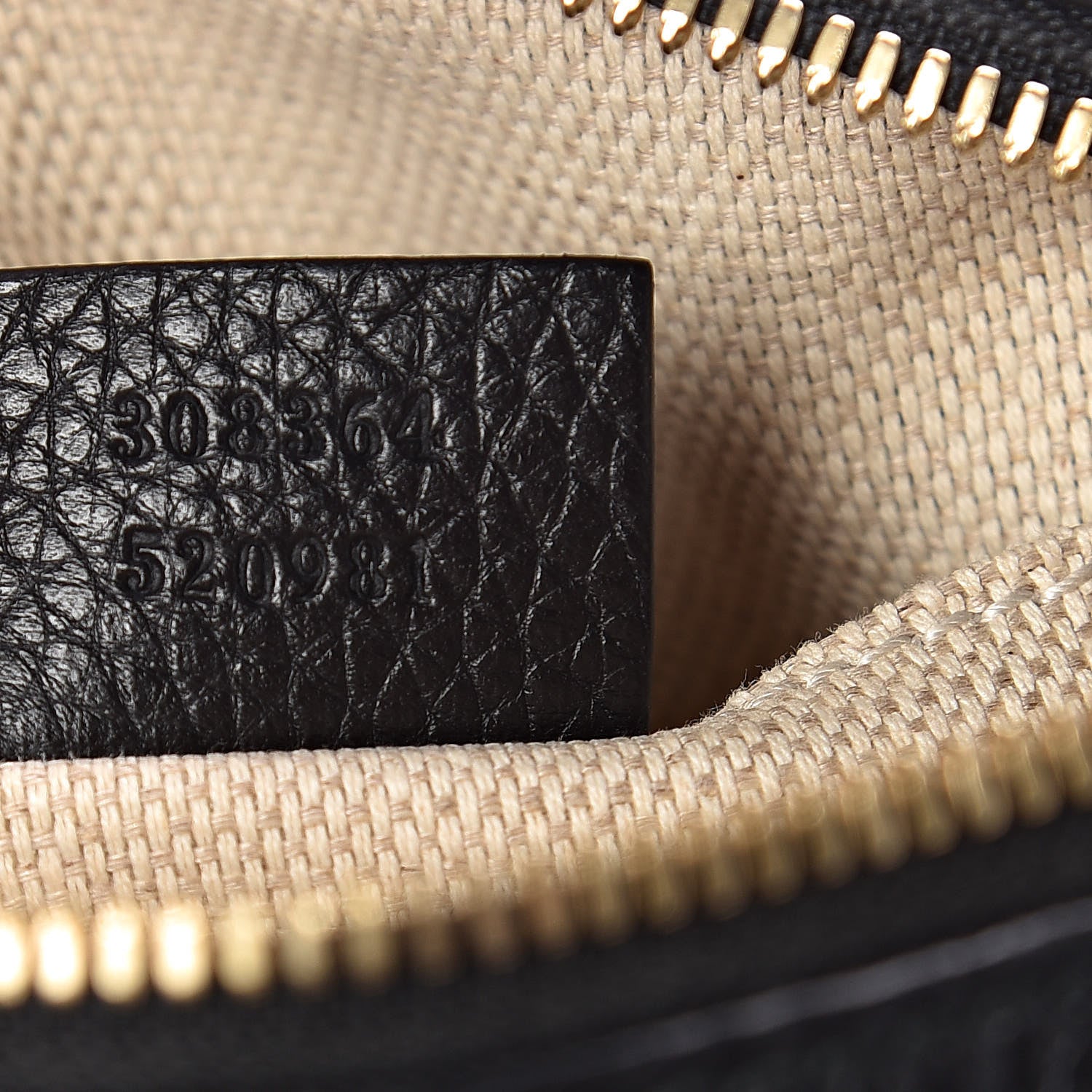 Gucci Pebbled Calfskin Small Soho Disco Bag Black 7 of 12