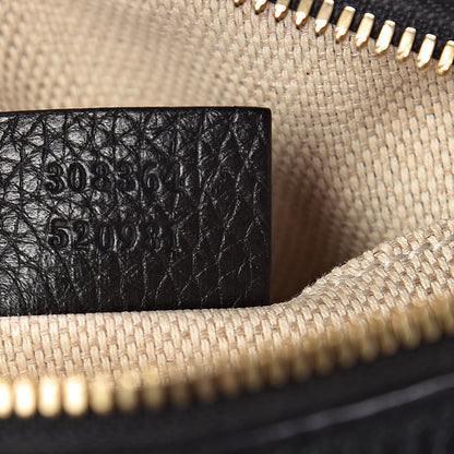 Gucci Pebbled Calfskin Small Soho Disco Bag Black 7 of 12
