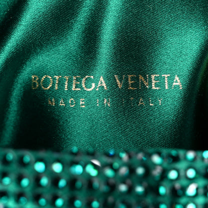 Bottega Veneta Crystal Embellished Satin Mini Hotfix Jodie Emerald 8 of 11