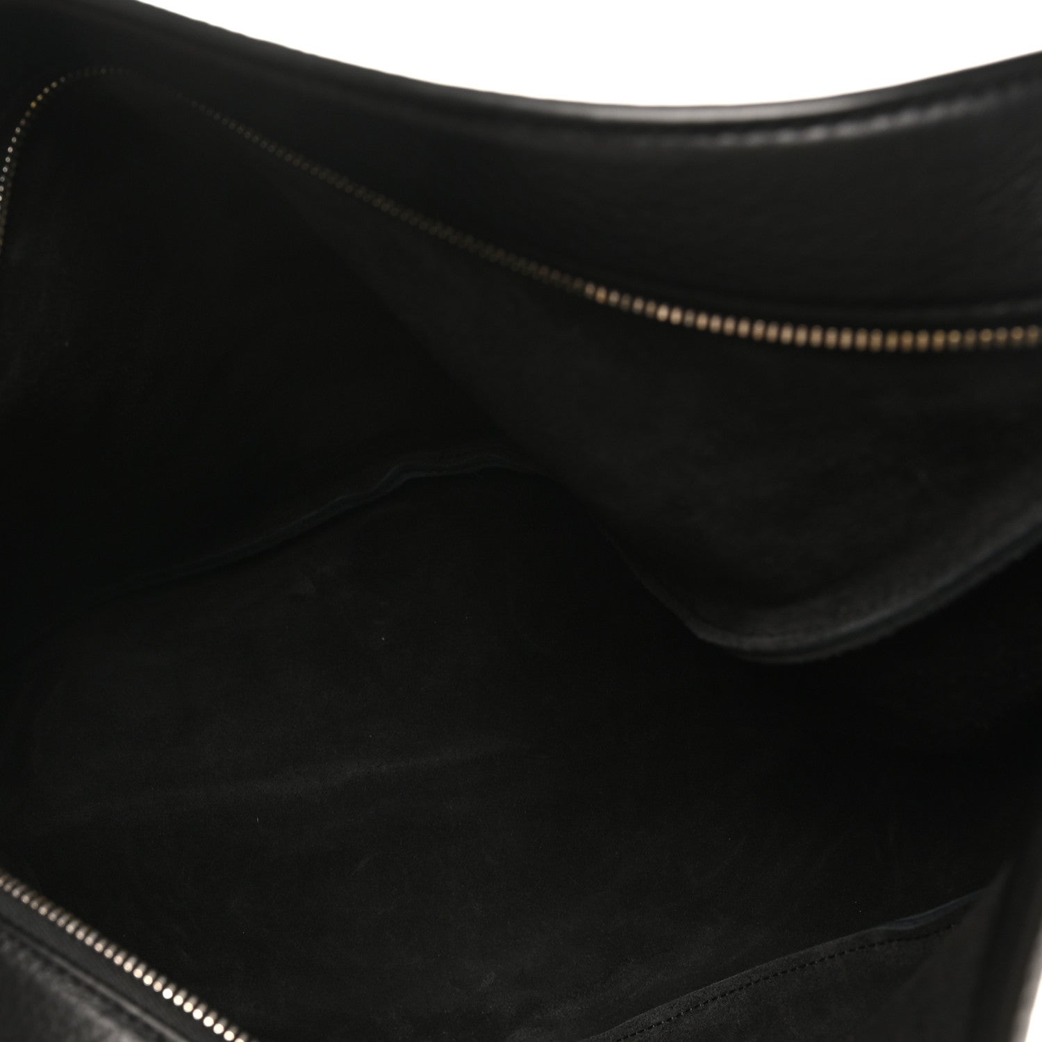 The Row Grained Calfskin Large Slouchy Banana Bag Black 5 of 9