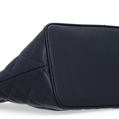 Chanel Caviar Quilted Medallion Tote Navy 10 of 11