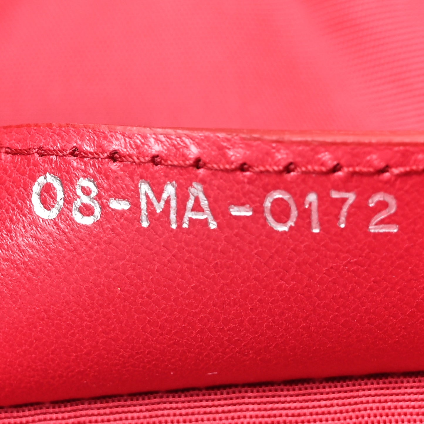 Lambskin Cannage Medium Granville Tote Red