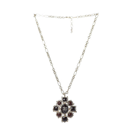 Chanel Gripoix Poured Glass CC Necklace Gold 3 of 5
