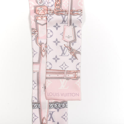 Louis Vuitton Silk Monogram Confidential Bandeau Light Pink 2 of 4