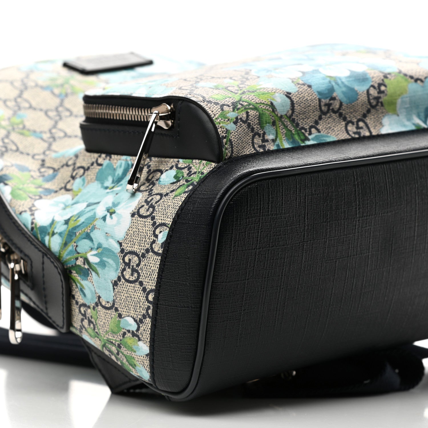 Gucci GG Supreme Monogram Blooms Small Day Backpack Blue 9 of 10