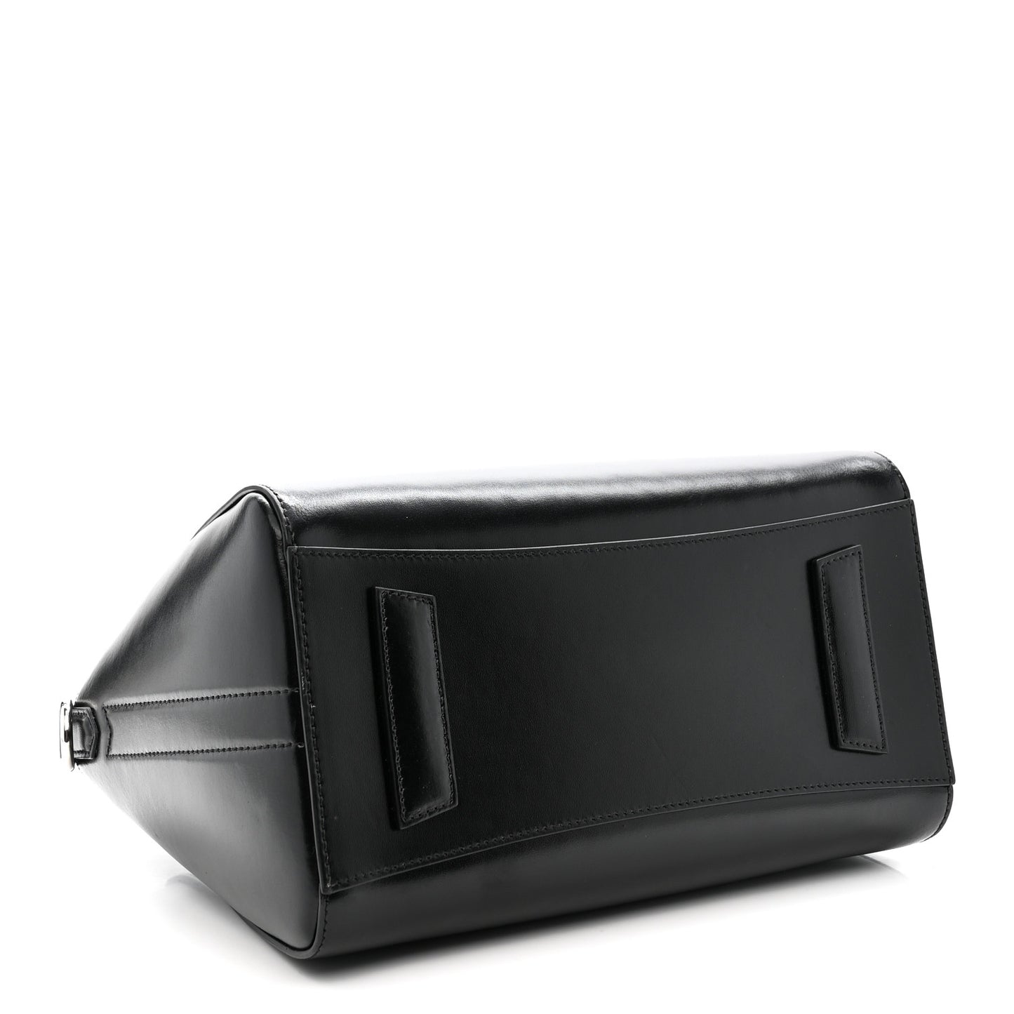 Shiny Lord Calfskin Small Antigona Black