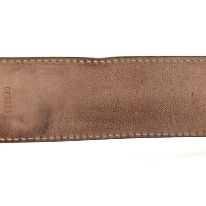 Gucci Guccissima Signature Interlocking G 40mm Belt 85 34 Black 8 of 8