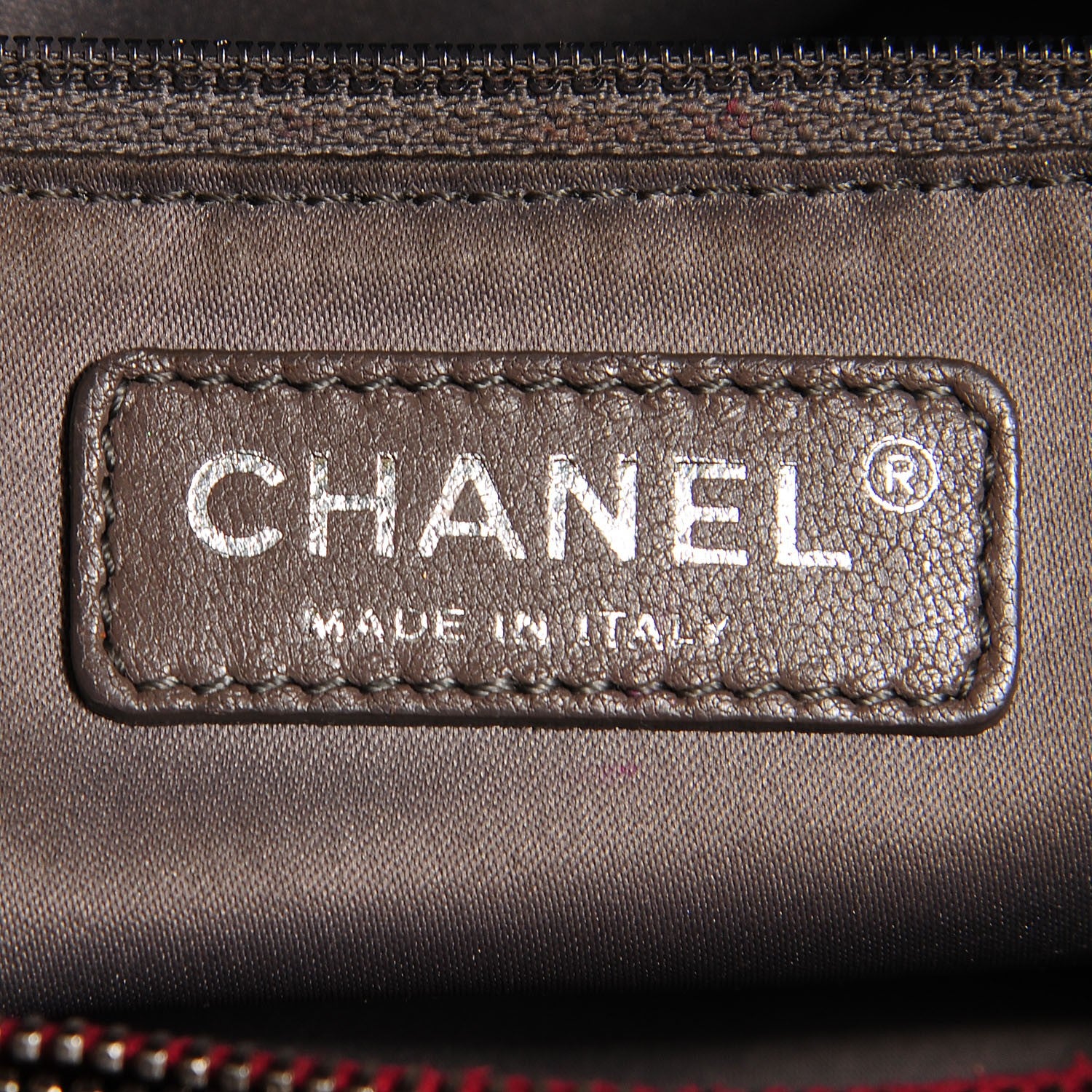 Chanel Caviar Quilted Grand Shopping Tote GST Red 6 of 7