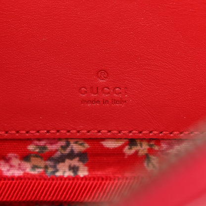 Gucci Patent Rubber Game Patch Logo Belt Bag 95 38 Hibiscus Red 5 of 11