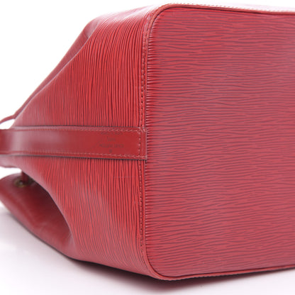 Louis Vuitton Epi Petit Noe Castillan Red 7 of 12