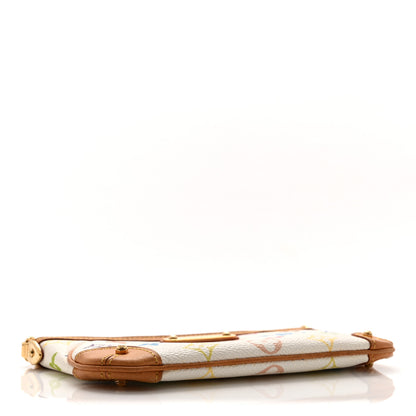 Louis Vuitton Monogram Multicolor Pochette Milla MM White 3 of 9