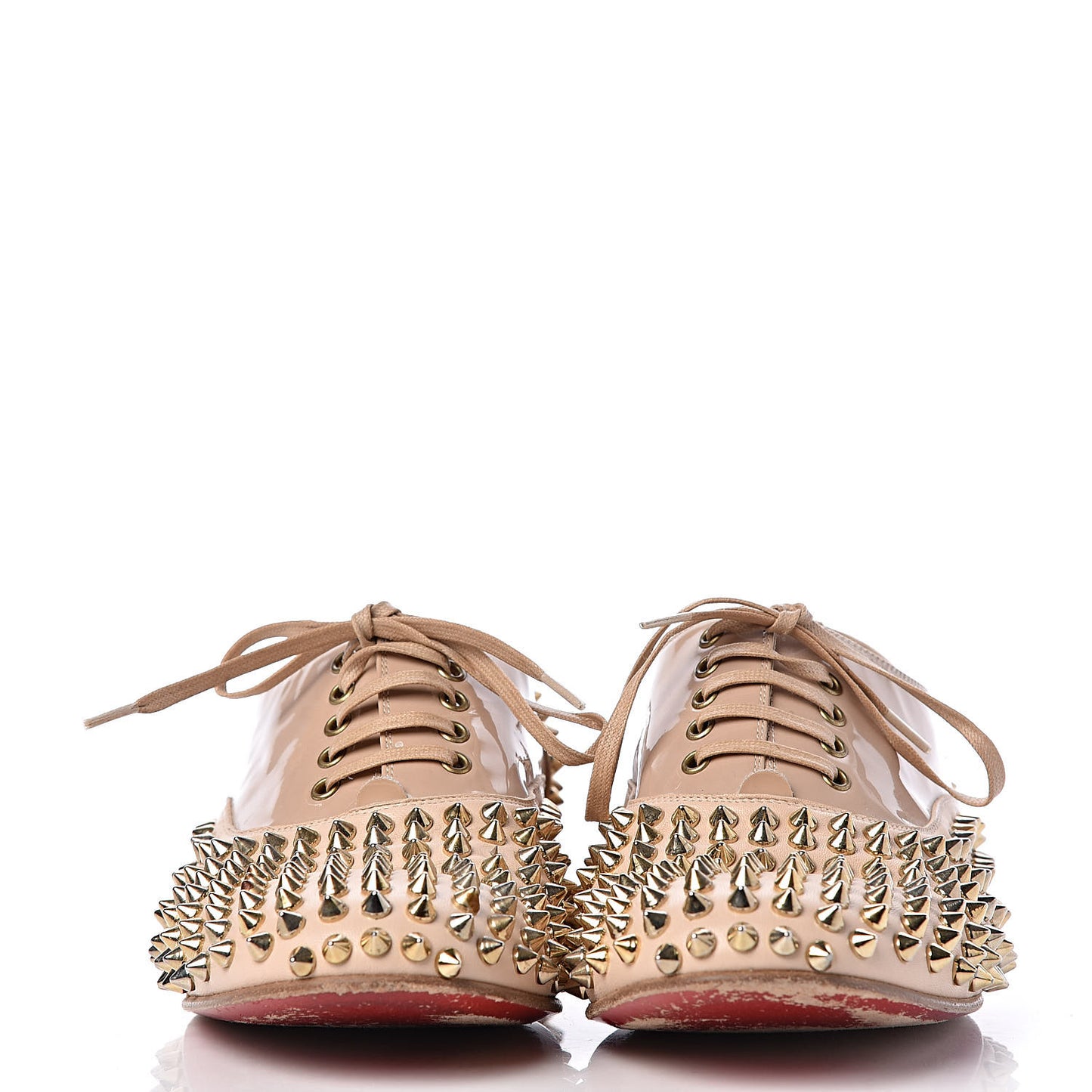 Nappa Freddy Spikes Donna Flat Sneakers 39.5 Poudre