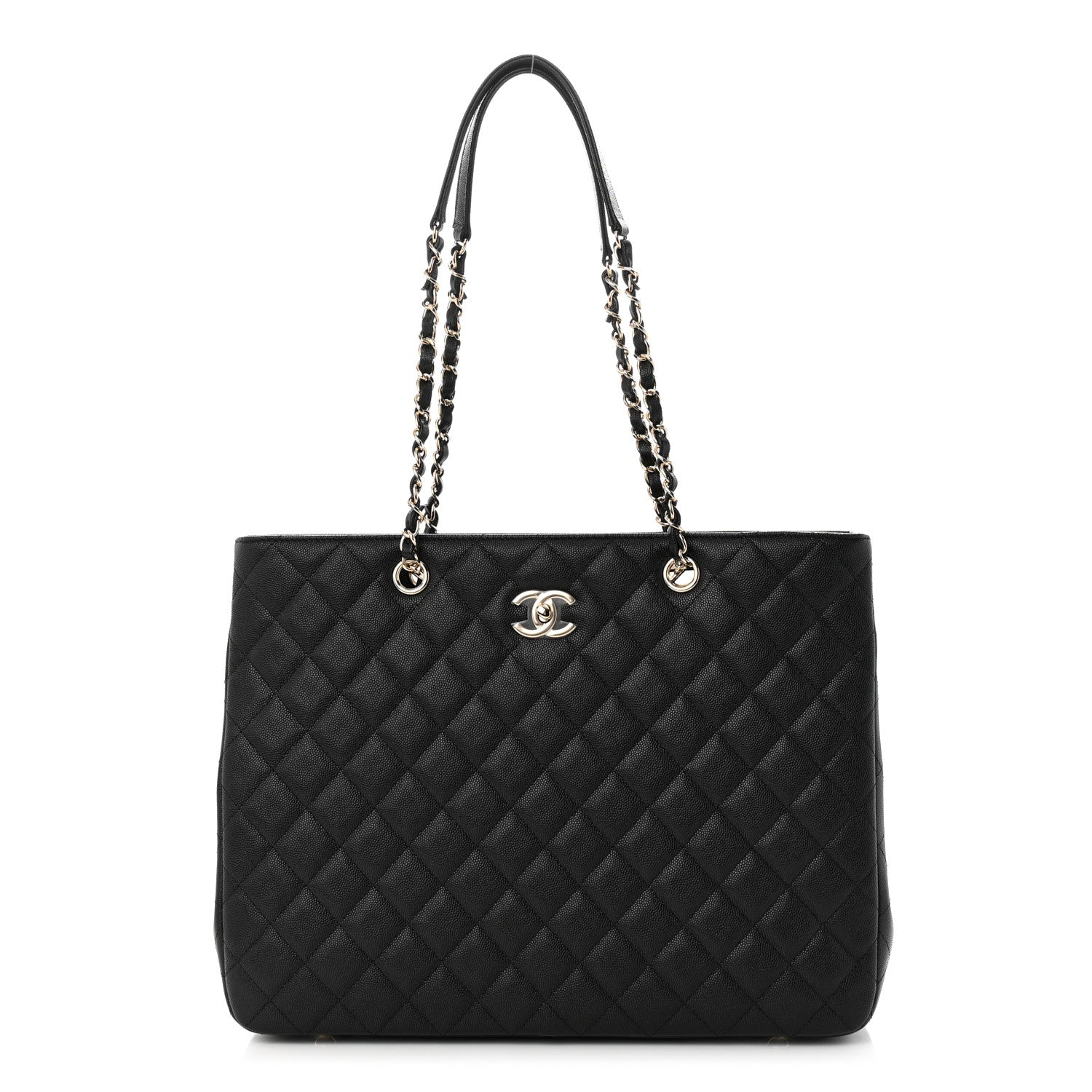 Chanel Caviar Quilted Large Shopping Tote Black 1 of 10