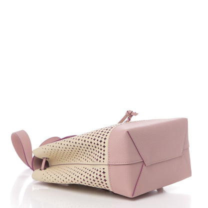 Louis Vuitton Perforated Calfskin Lockme Backpack Rose Poudre Creme 3 of 9