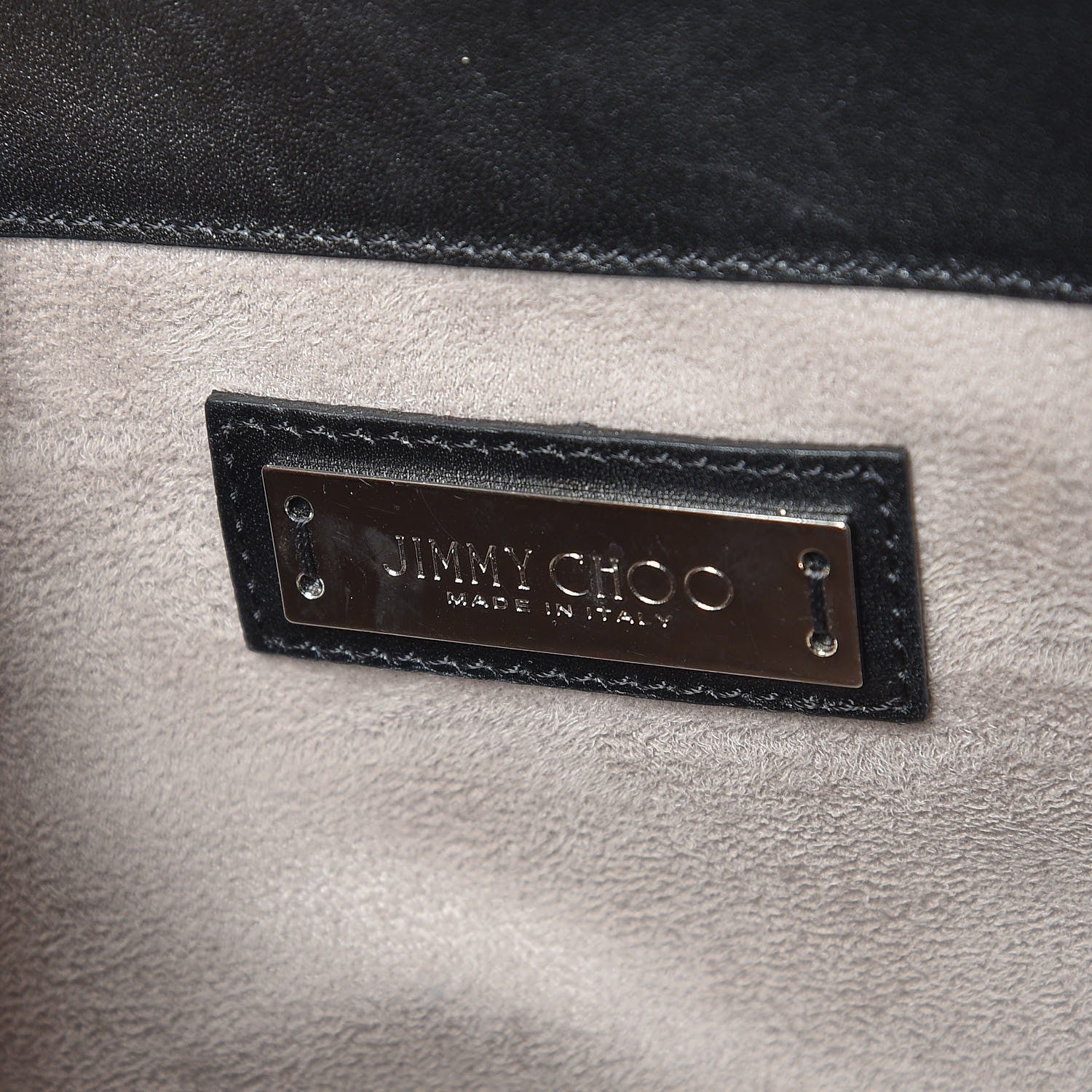 Jimmy Choo Calfskin Studded Riley Tote Black 6 of 11