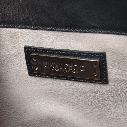 Jimmy Choo Calfskin Studded Riley Tote Black 6 of 11