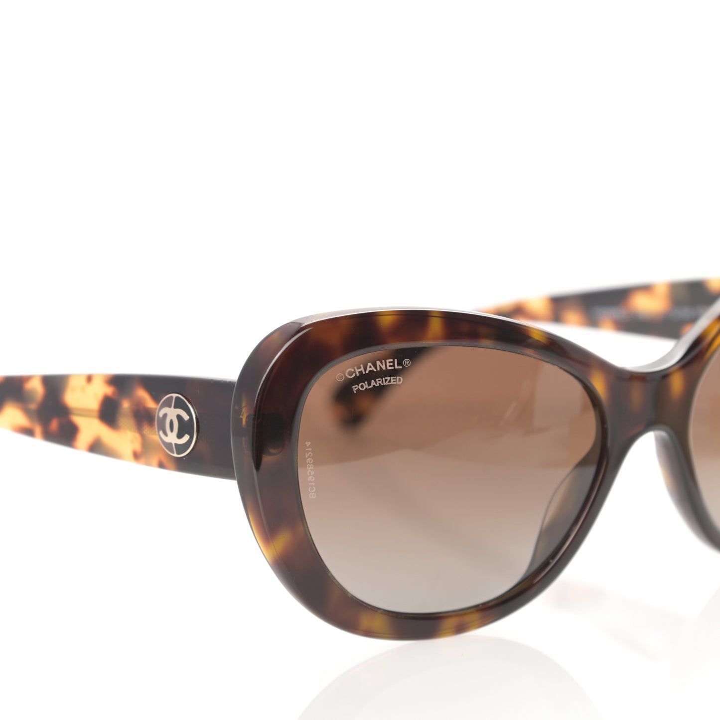 Acetate Polarized Cat Eye Sunglasses 5321 Tortoise