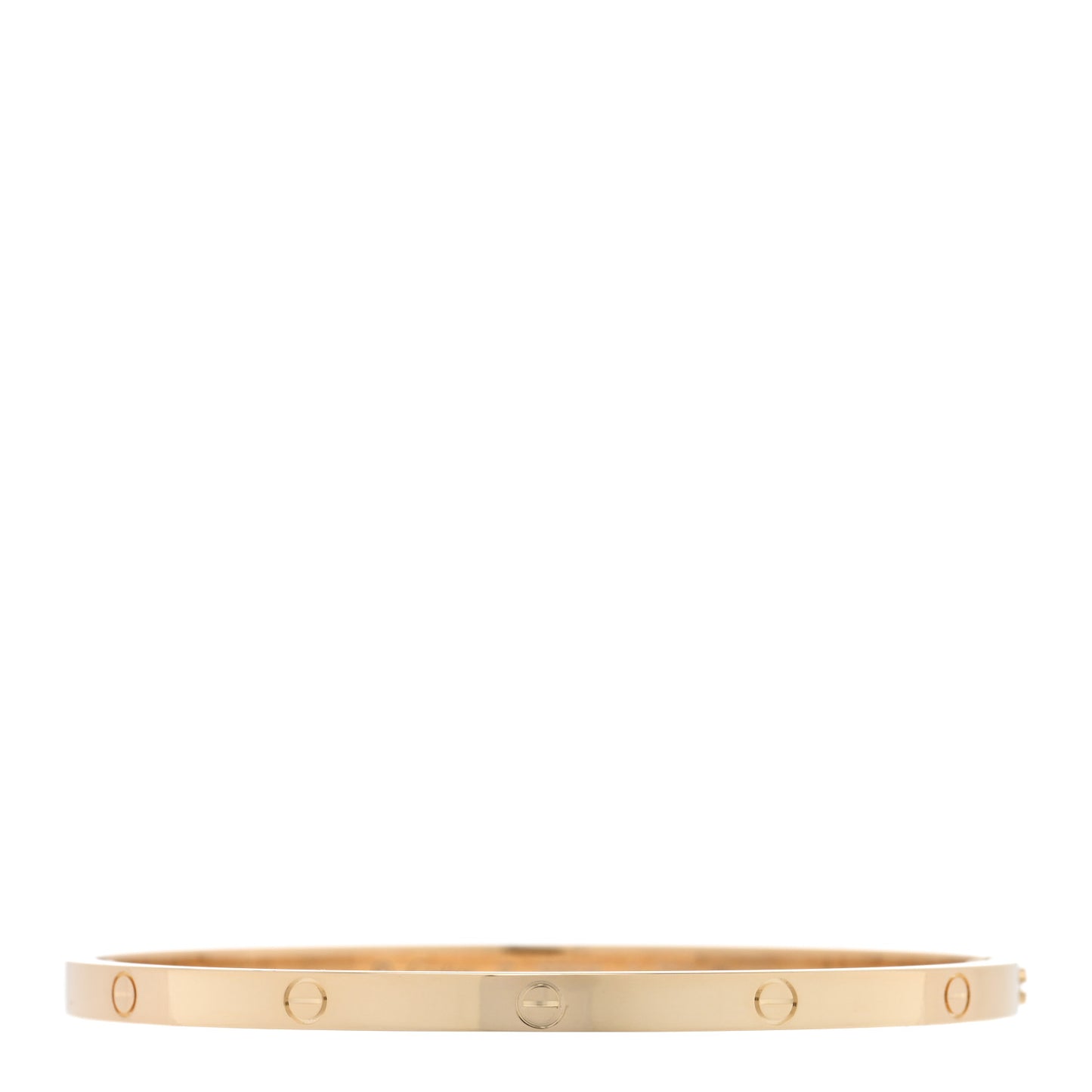 18K Yellow Gold Small LOVE Bracelet 17