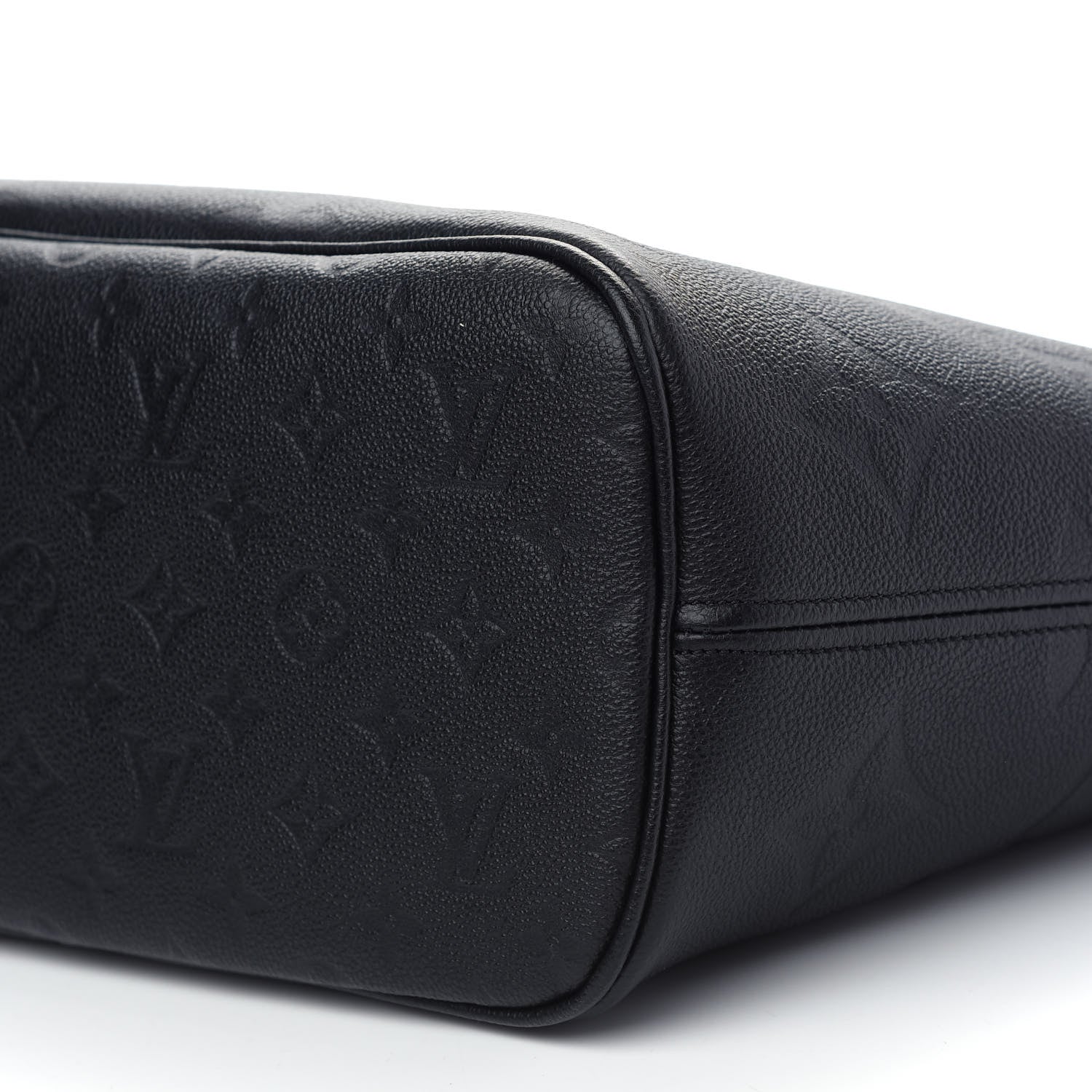 Louis Vuitton Empreinte Monogram Giant Neverfull MM Black 9 of 10