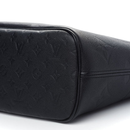 Louis Vuitton Empreinte Monogram Giant Neverfull MM Black 9 of 10
