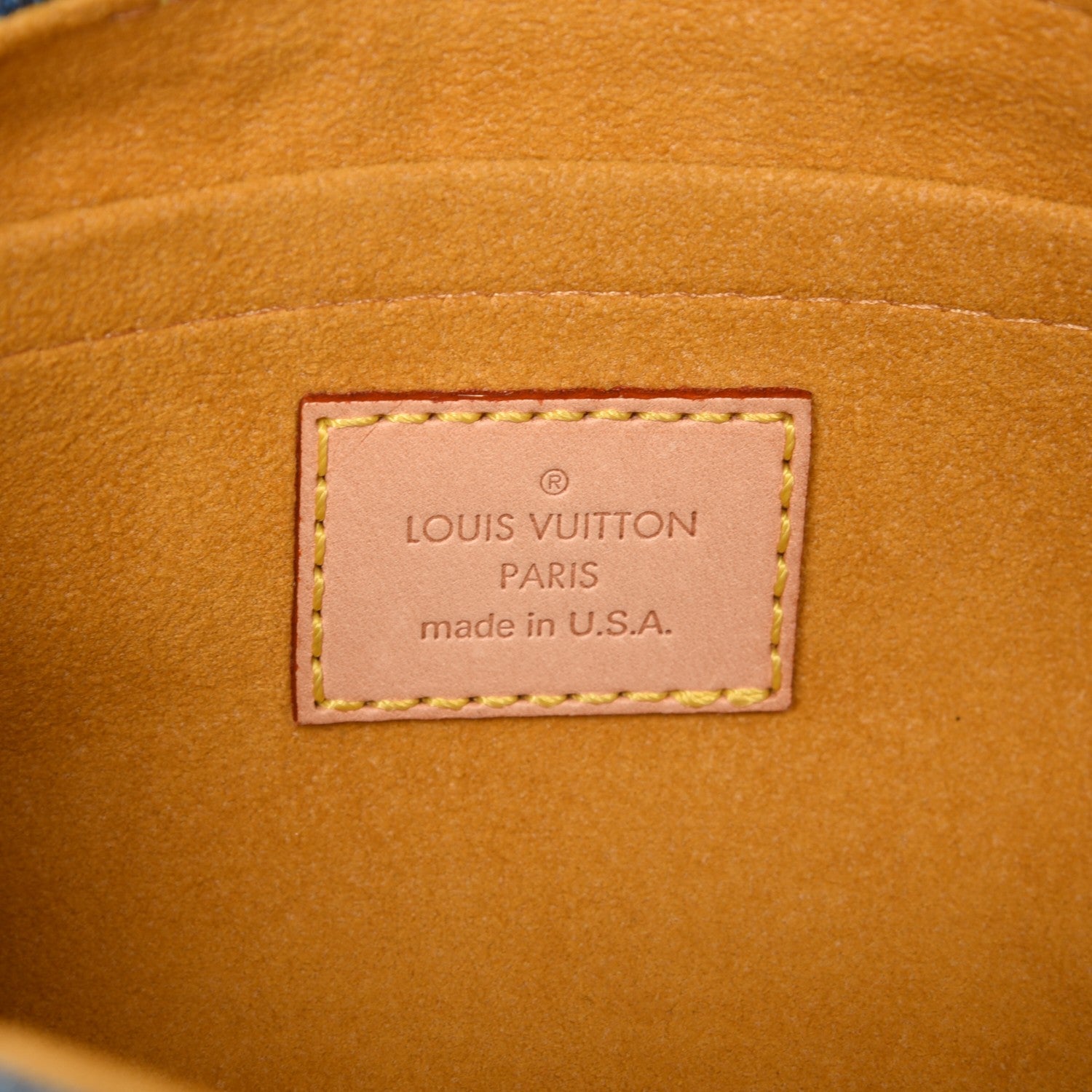 Louis Vuitton Monogram Denim Mini Pleaty Blue 6 of 7