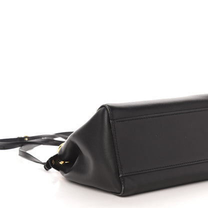 Fendi Nappa Mini Peekaboo Iconic Satchel Black 10 of 12
