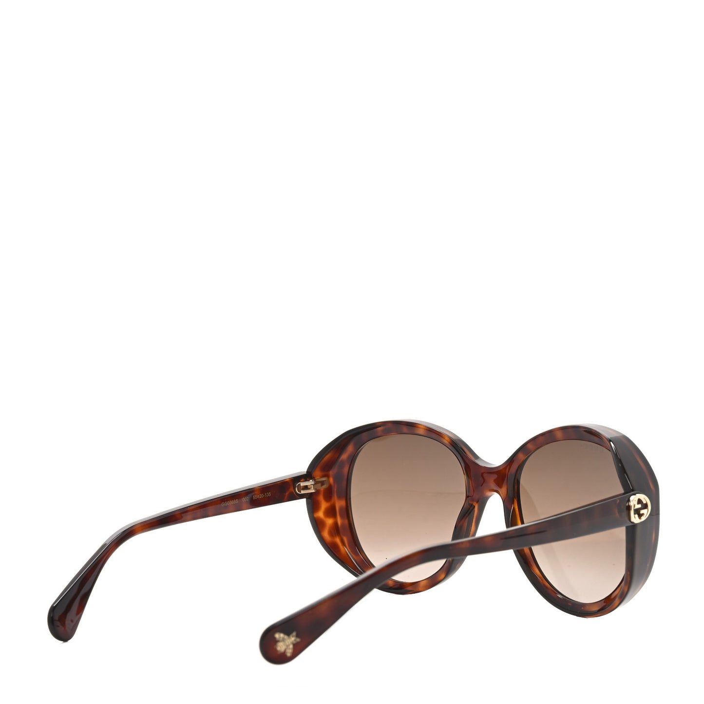Acetate Round GG Sunglasses GG0368S Havana