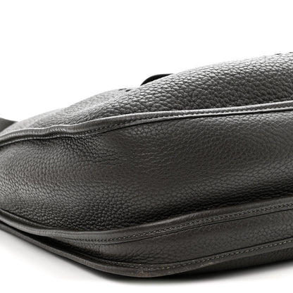 Hermes Taurillon Clemence EVELYNE III GM Graphite 8 of 10