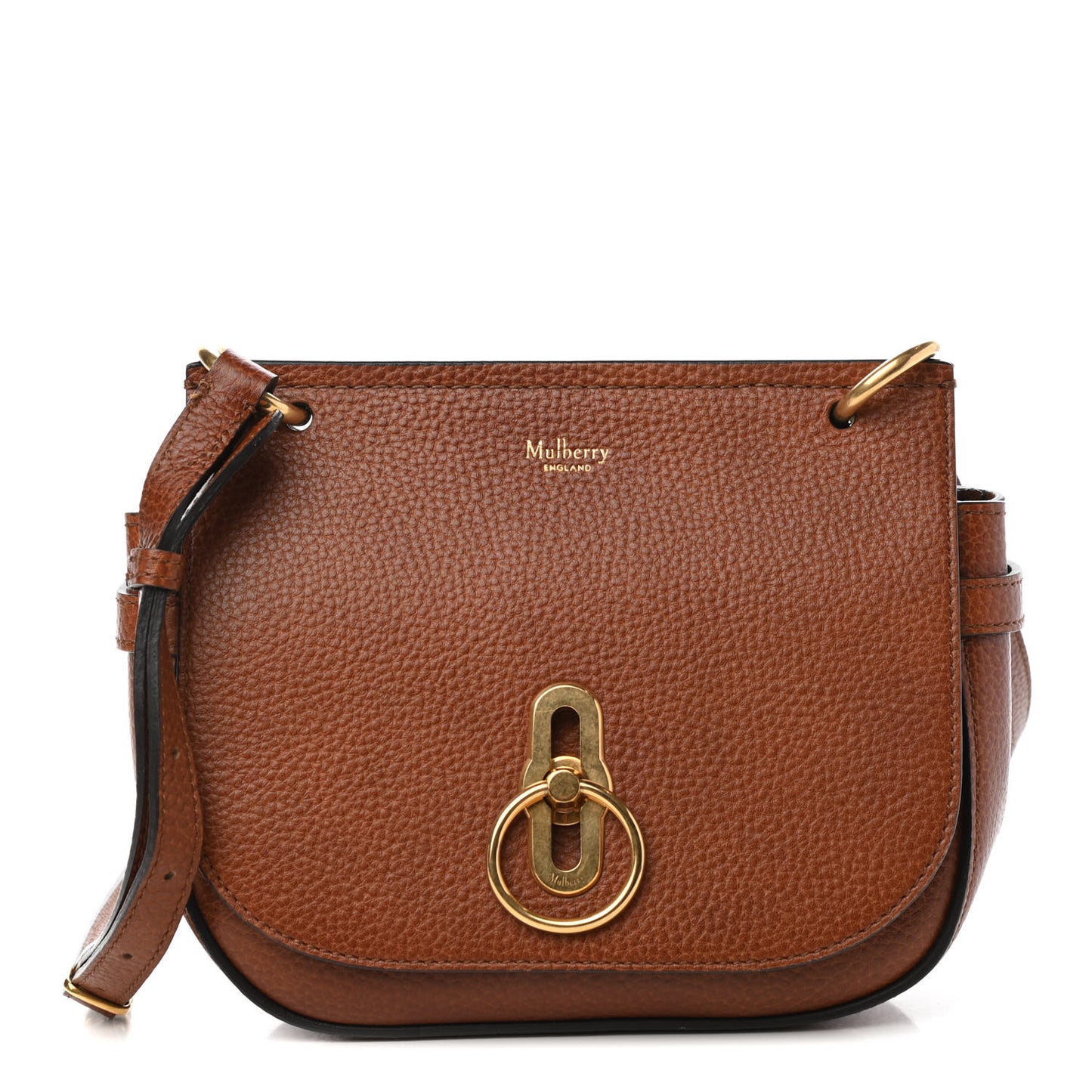 Small Classic Grain Small Amberley Satchel Oak