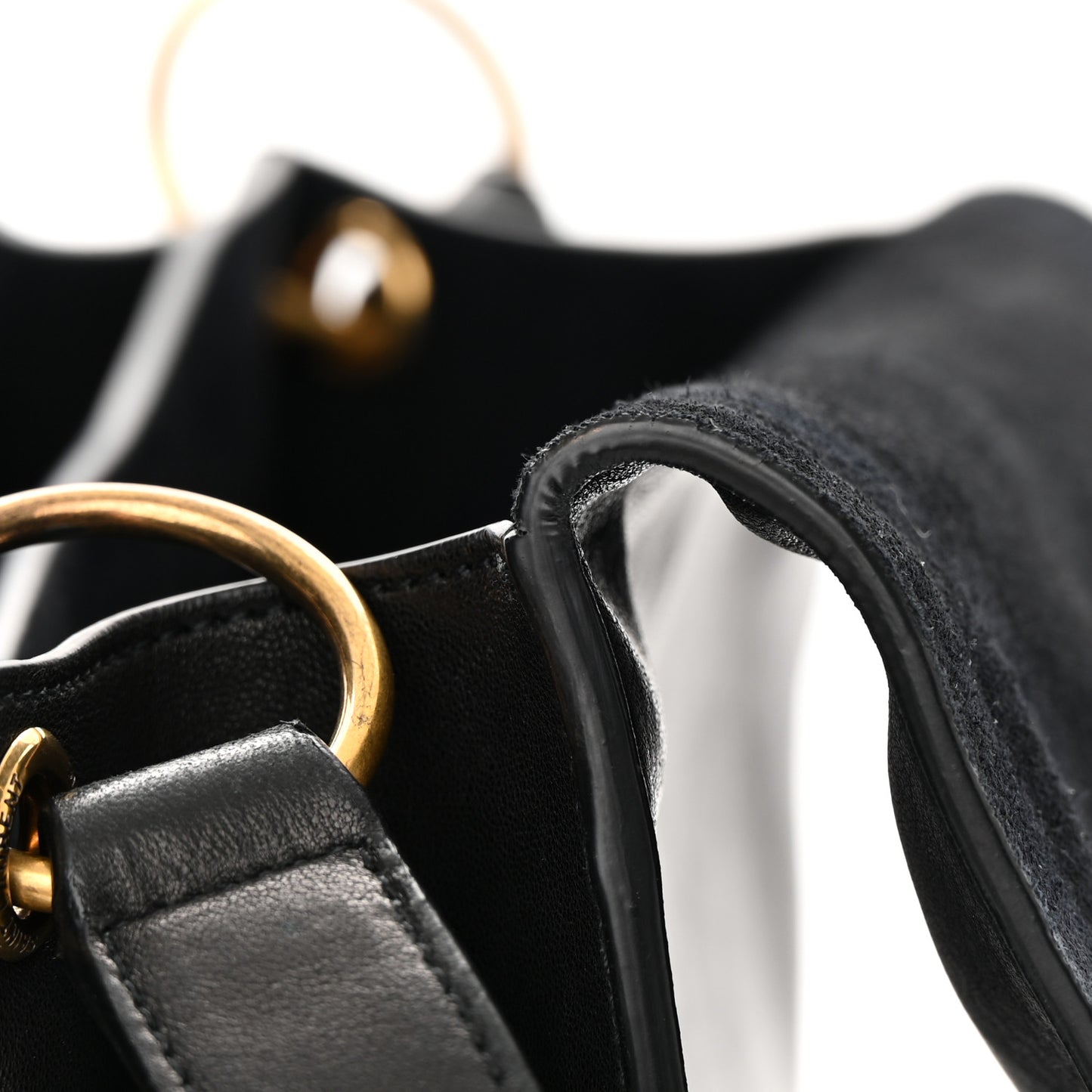 Lambskin Amalia Flap Shoulder Bag Black