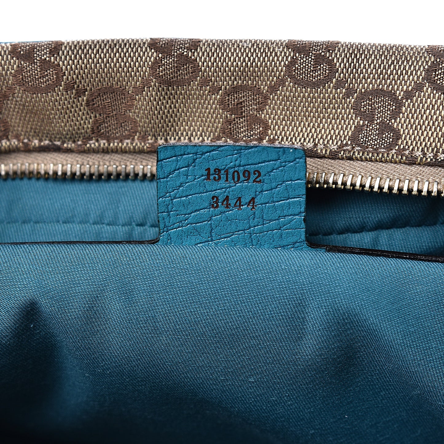 Monogram Horsebit Chain Satchel Blue