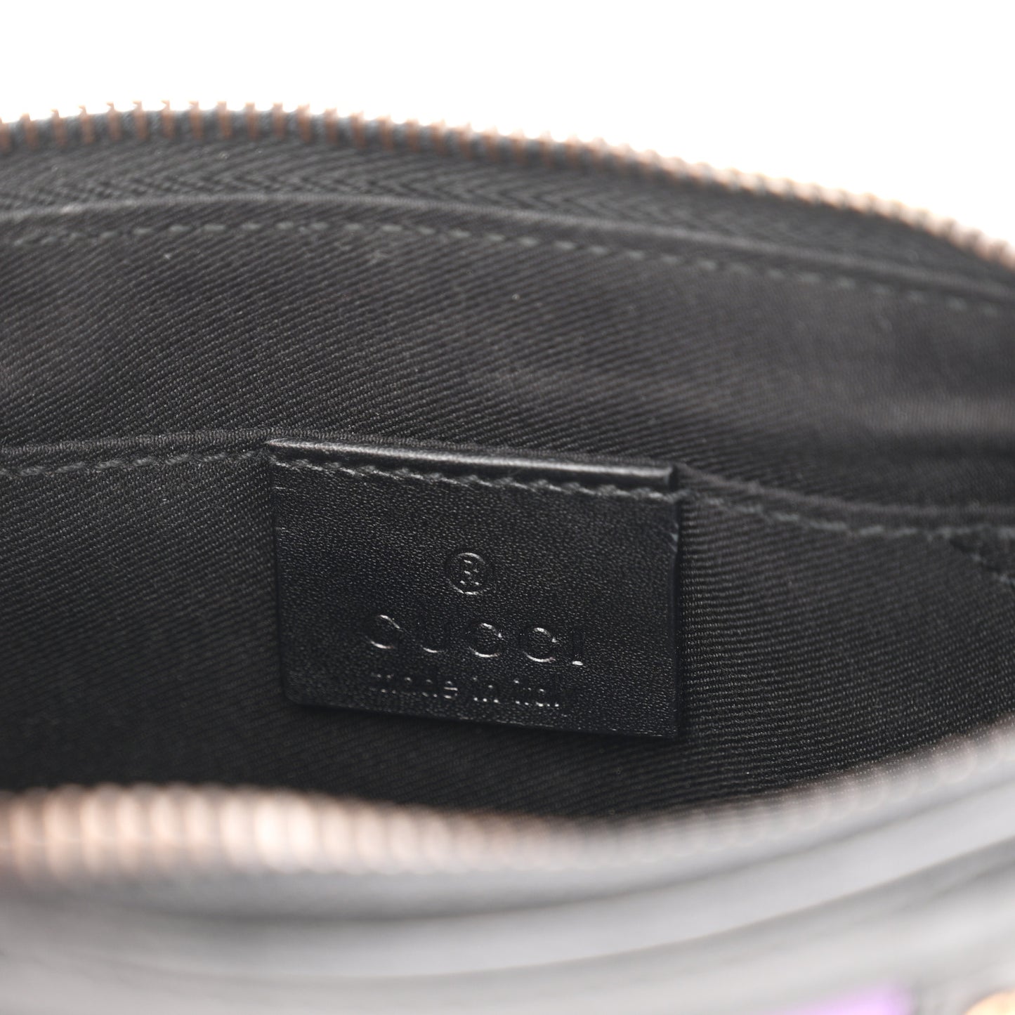 Monogram Web Studded Chain Clutch Purple