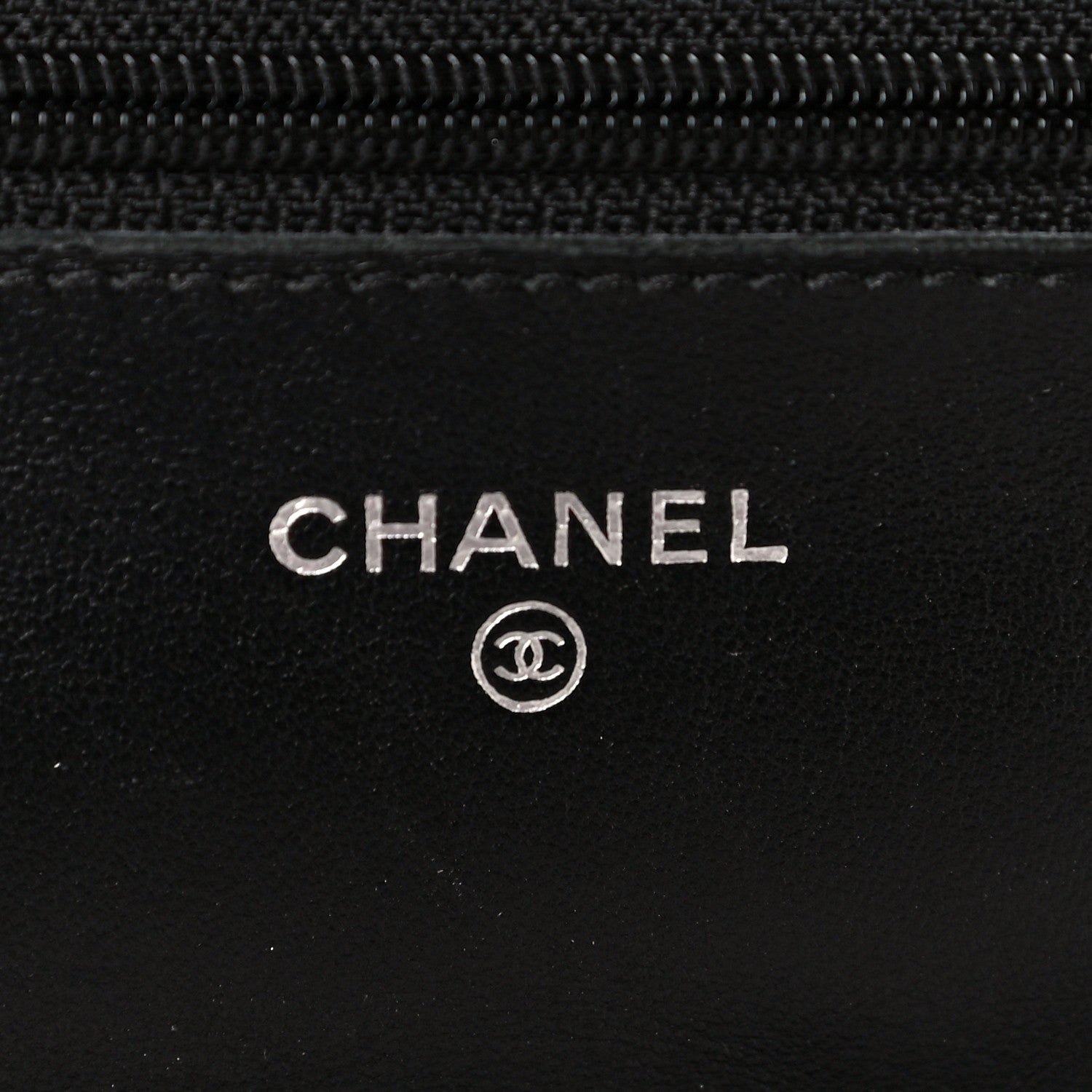 Chanel Lambskin Quilted Wallet On Chain WOC Black 6 of 31