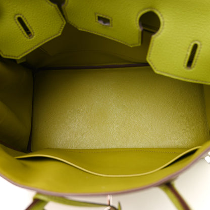 Hermes Togo Birkin 35 Vert Anis 5 of 10