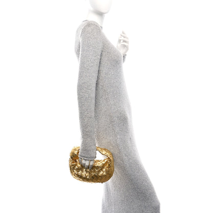 Bottega Veneta Metallic Nappa Intrecciato Mini Jodie Gold 2 of 10