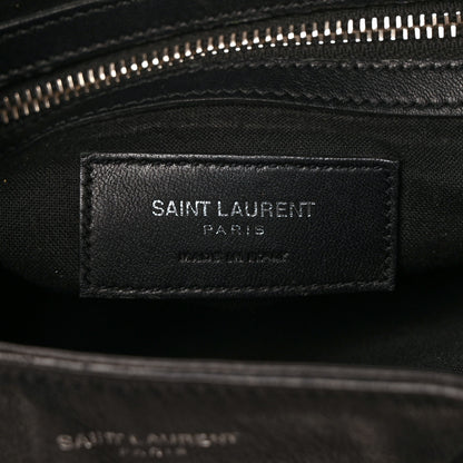 Saint Laurent Calfskin Fringe Festival Backpack Black 6 of 9