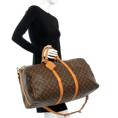Louis Vuitton Monogram Keepall Bandouliere 55 3 of 22